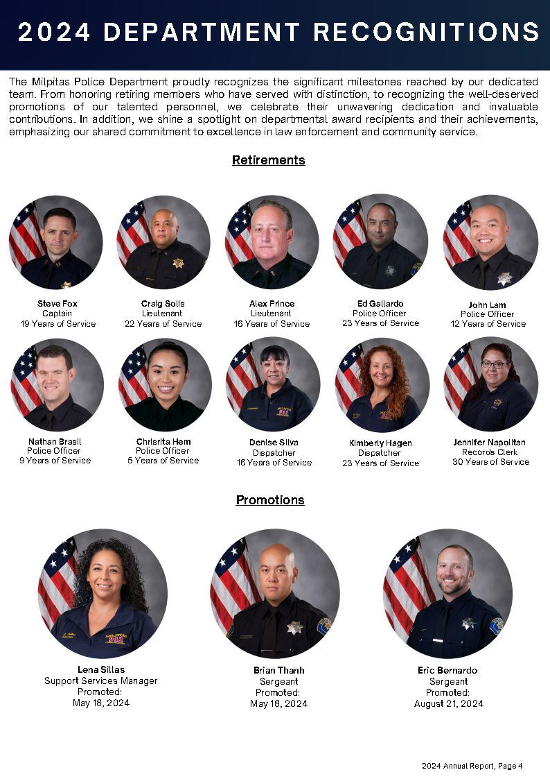 05 - 2024 Department Recognitions