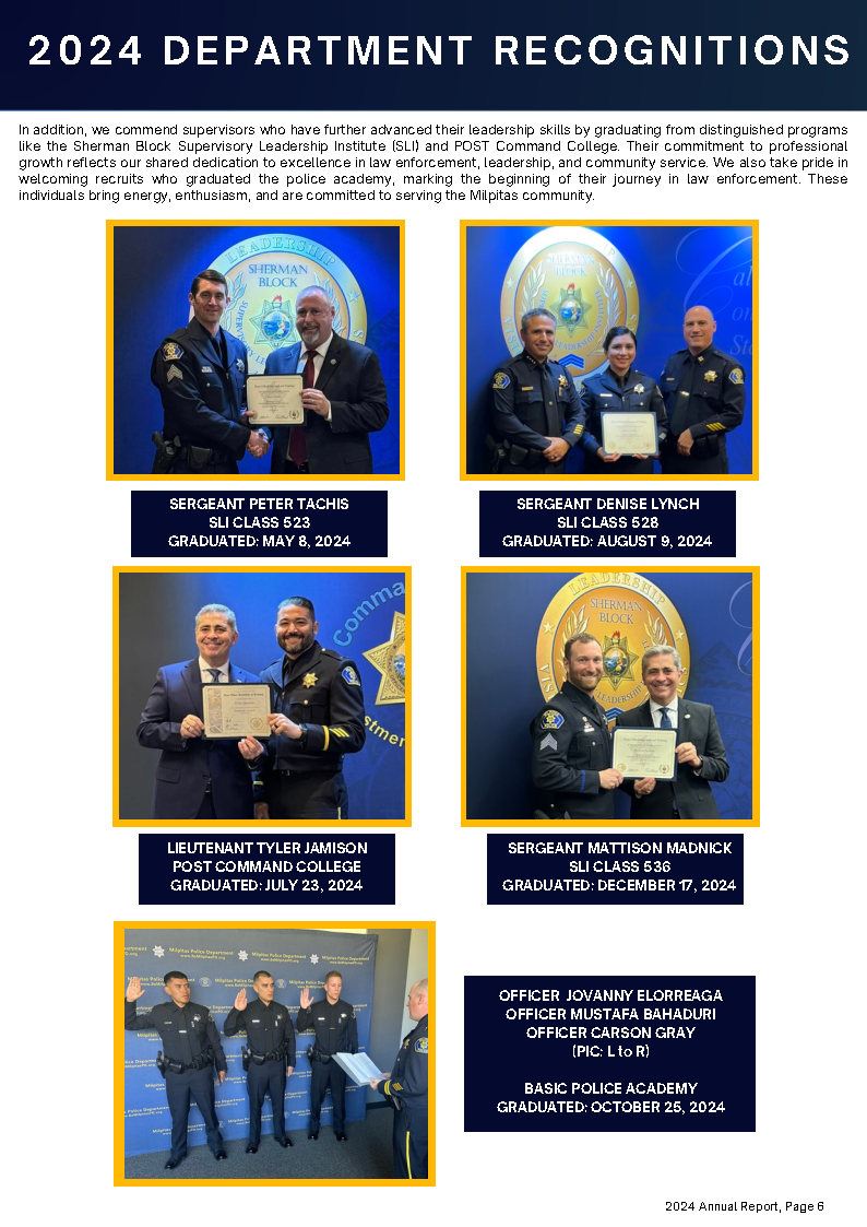 07 - 2024 Department Recognitions