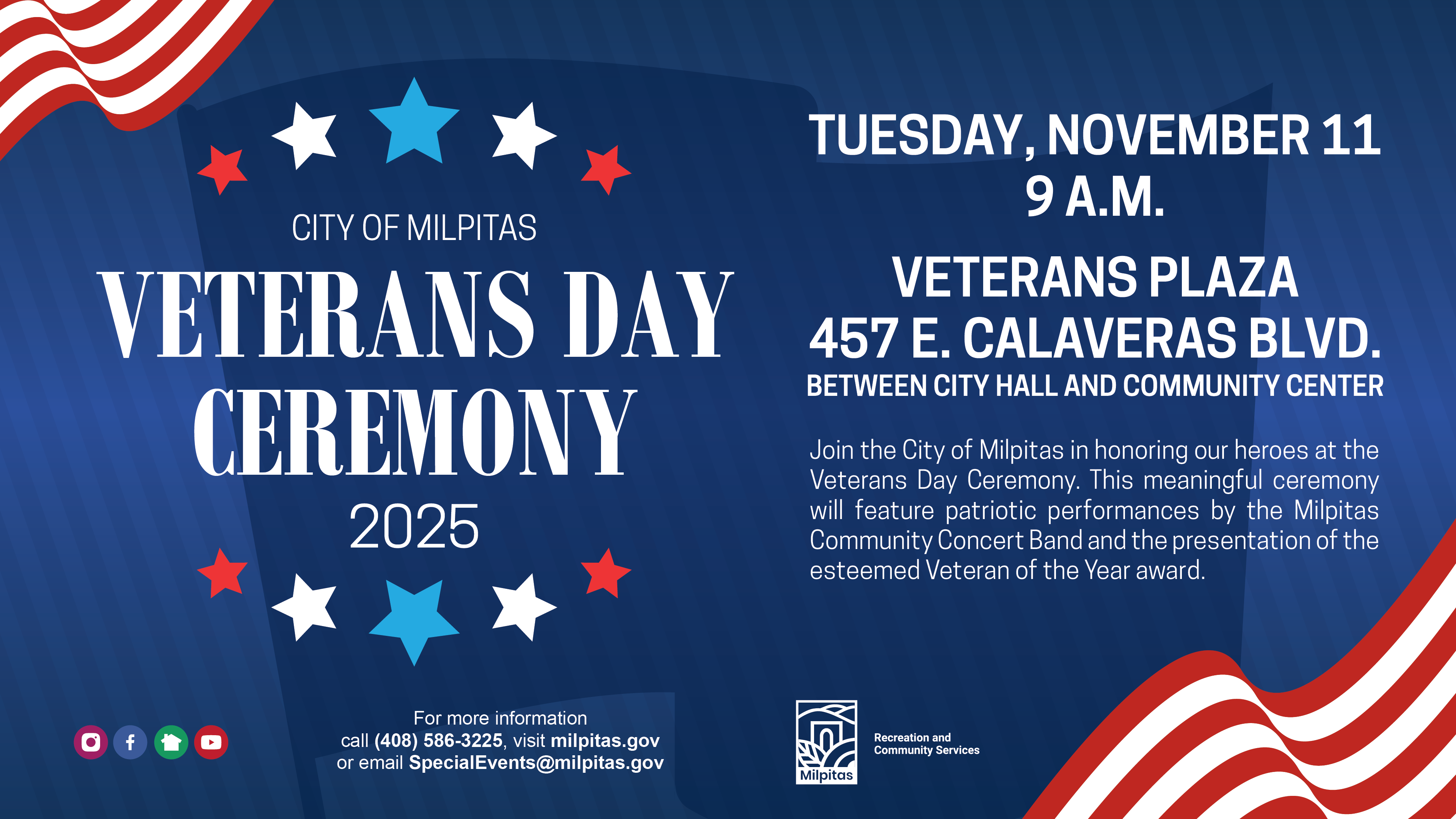 Veterans Day 2025 - Lobby slide