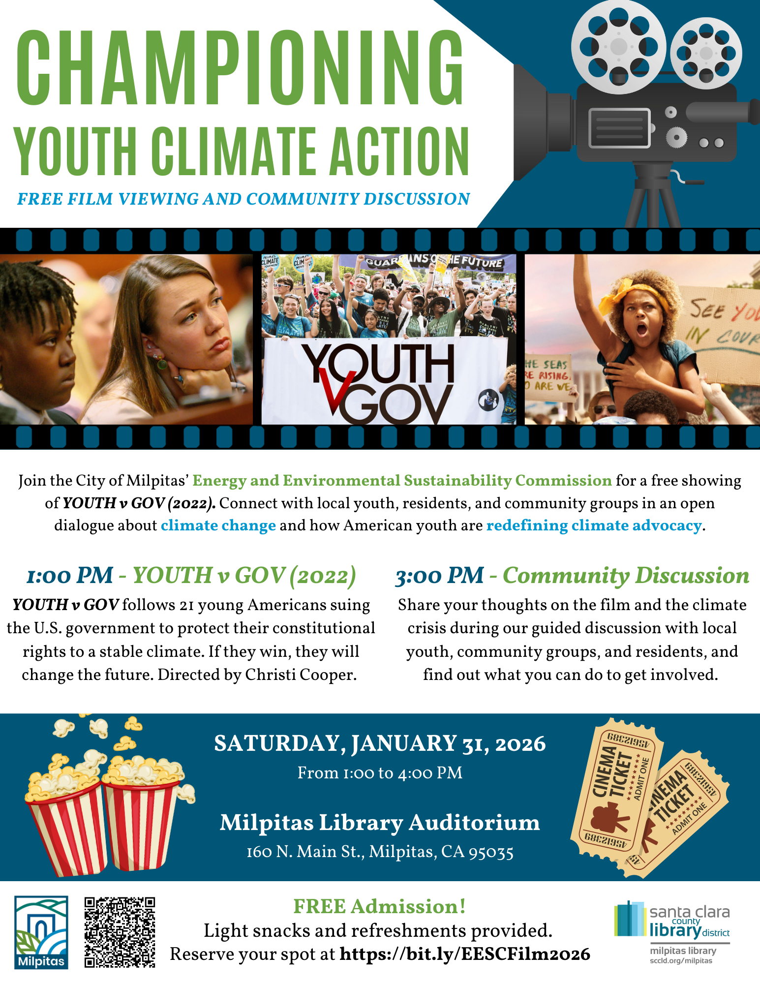 2026 Energy and Environmental Sustainability Film Event Flyer